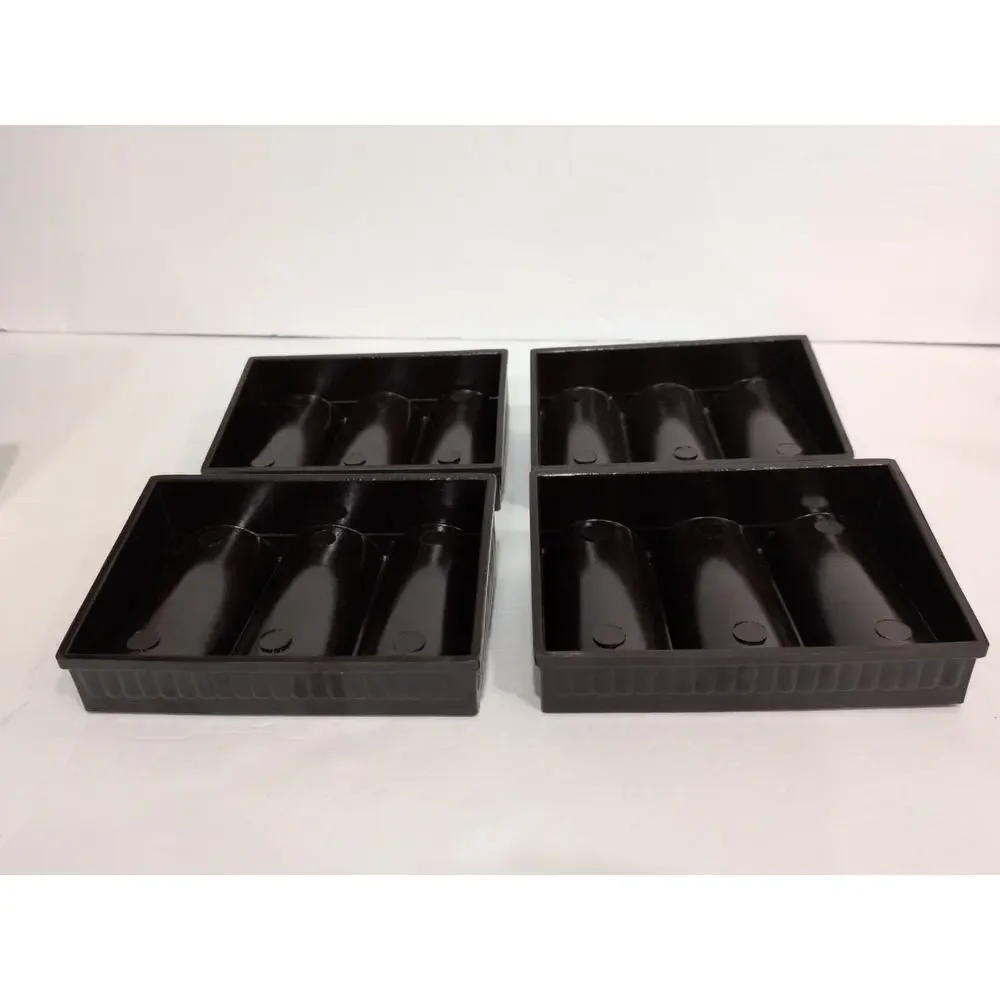 Vintage Gaming Chip Racks Chip-o-Racks Poker 4/Box BAKELITE